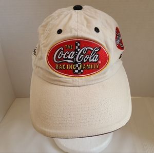 Nascar The Coca-Cola Racing Family Spell-Out Adjustable Hat 2003 OSFA